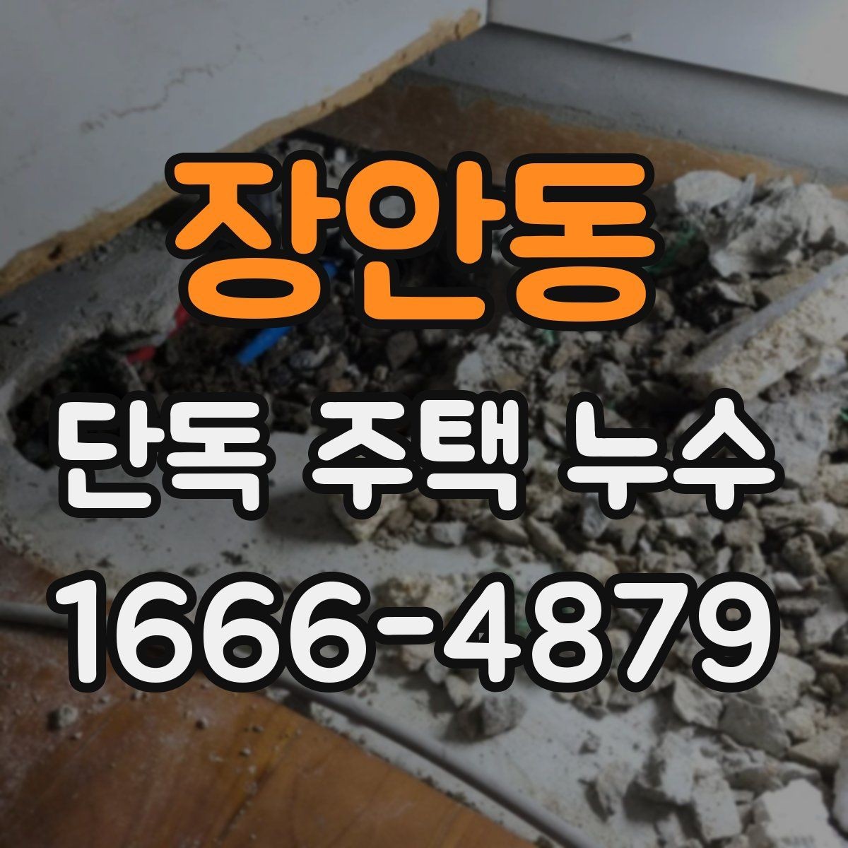 장안동 단독 주택 누수 집안 곳곳에서 동시에 보일 때