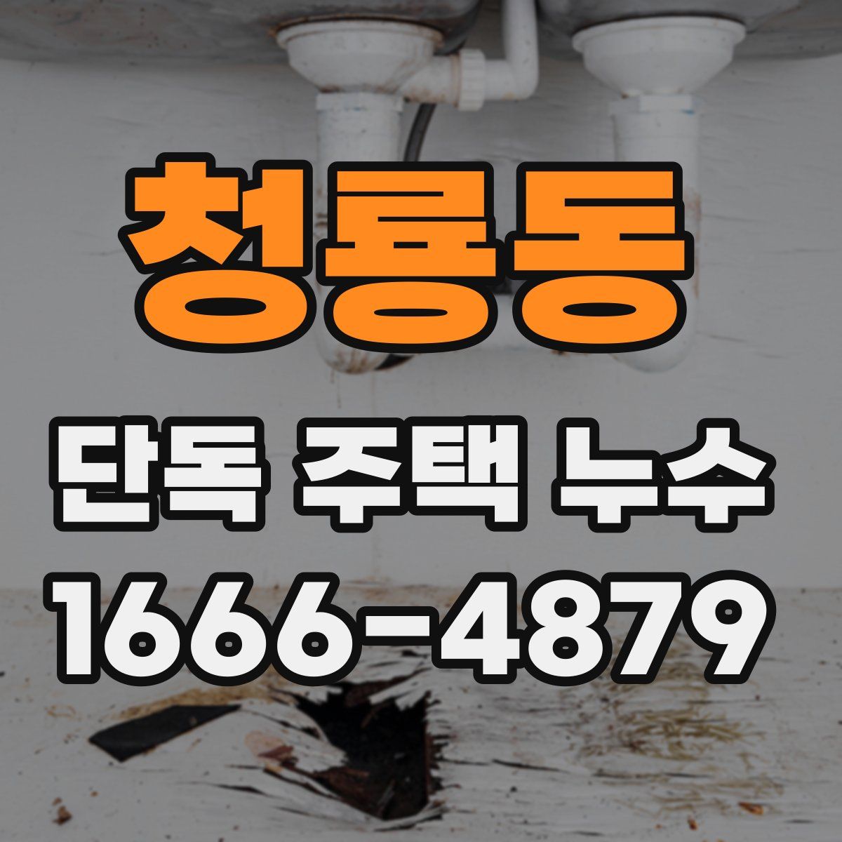 청룡동 단독 주택 누수