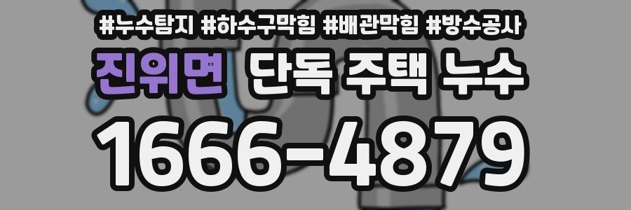 진위면 단독 주택 누수
