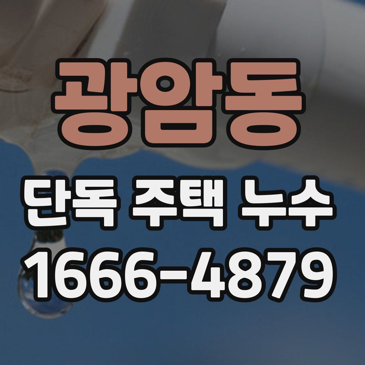광암동 단독 주택 누수