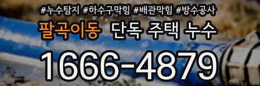 팔곡이동 단독 주택 누수