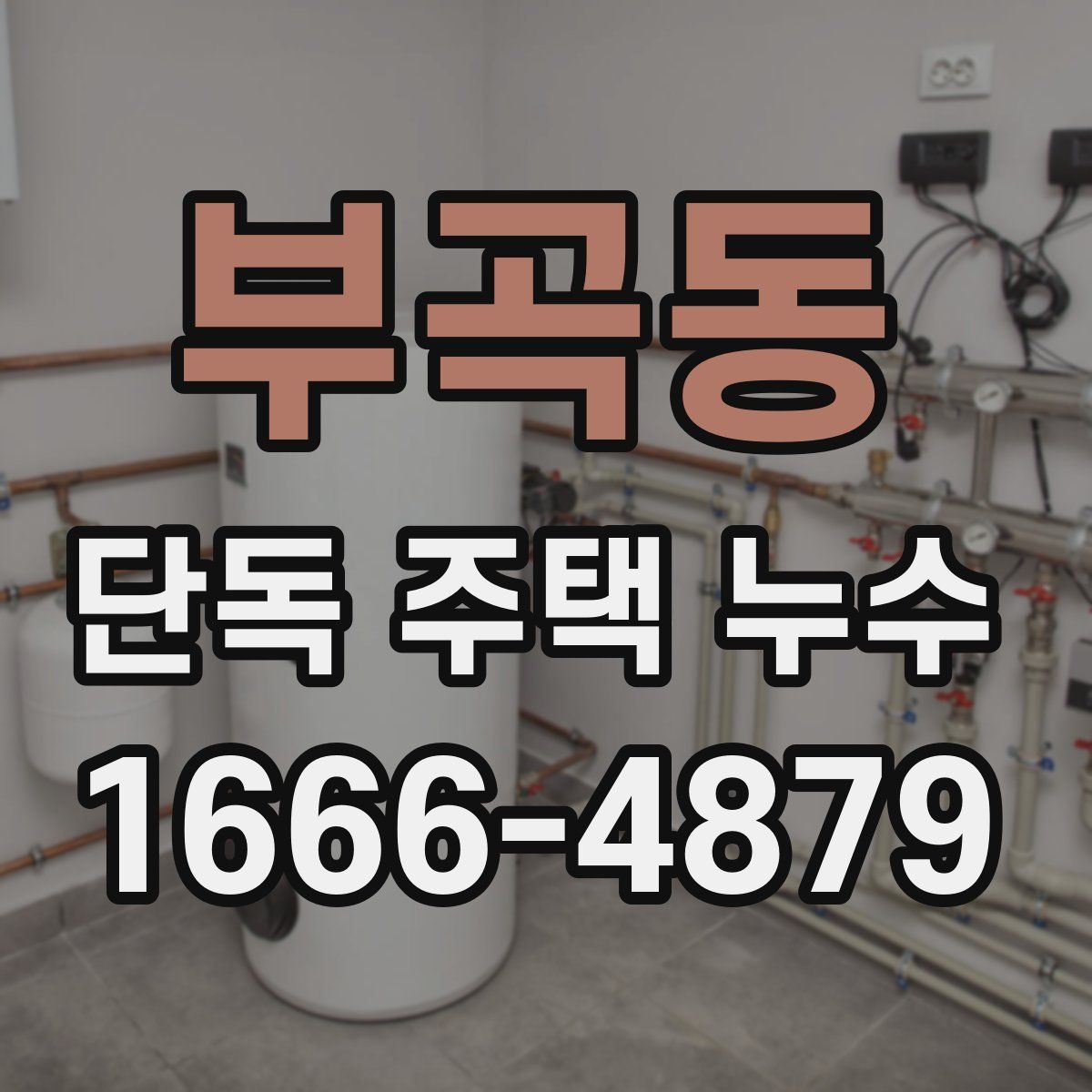 부곡동 단독 주택 누수