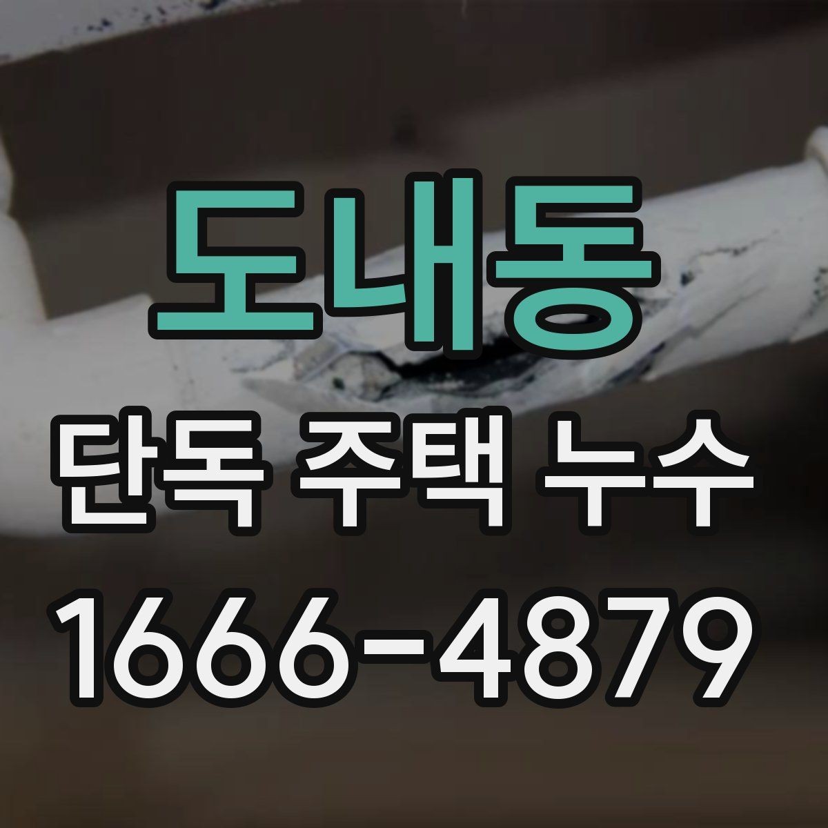 도내동 단독 주택 누수 주변 지형과 배수 흐름 점검