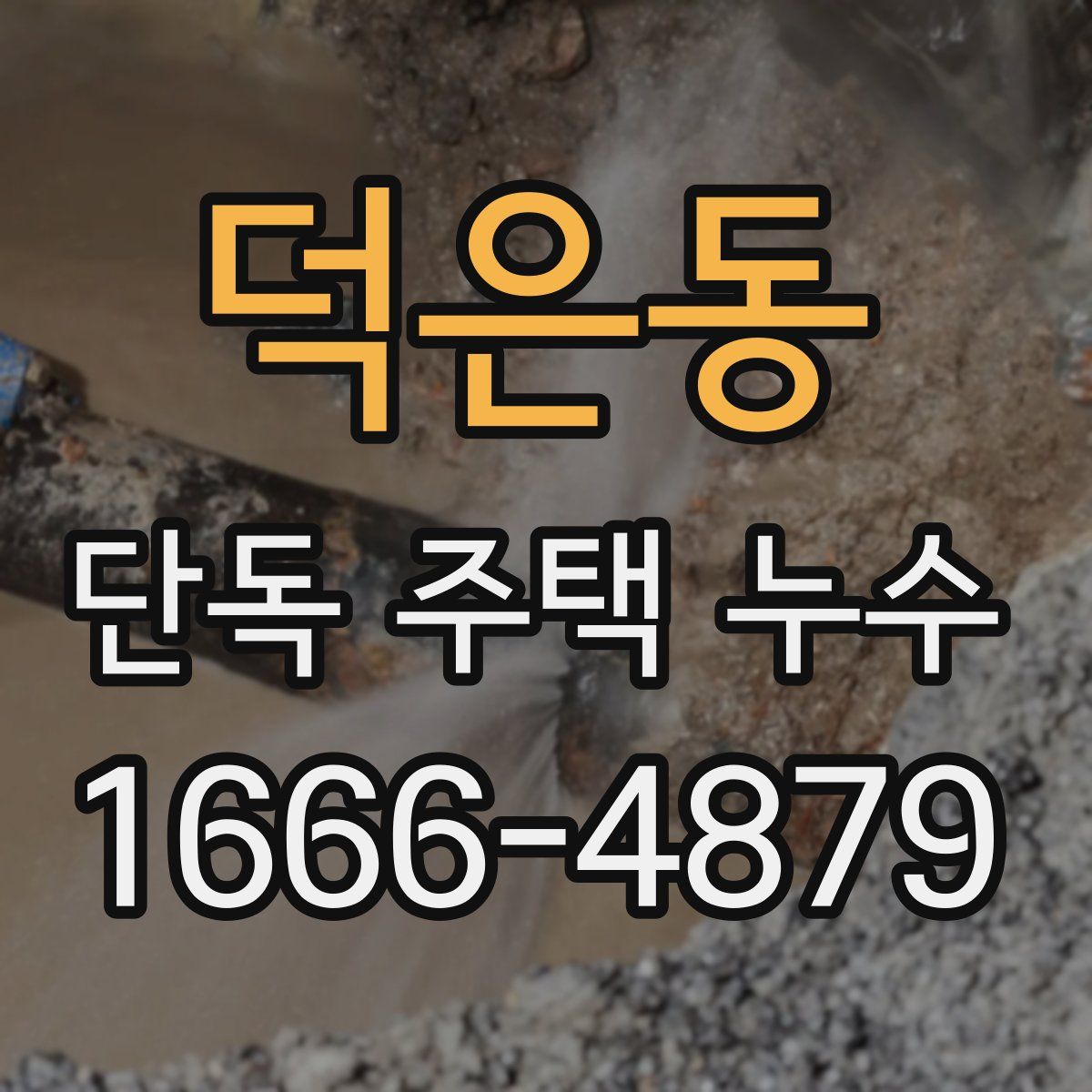 덕은동 단독 주택 누수