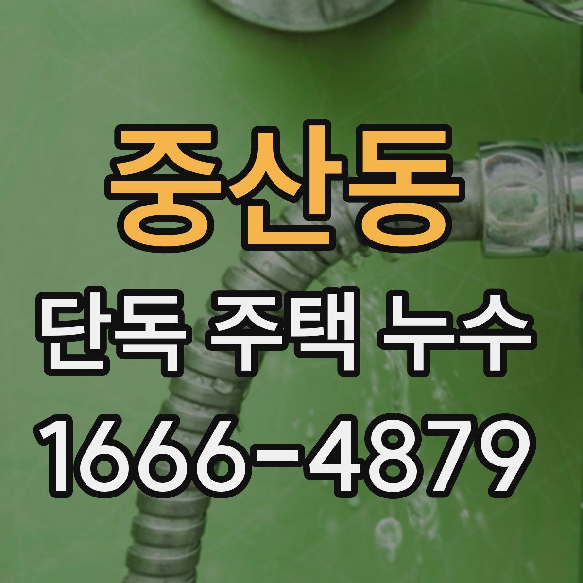 중산동 단독 주택 누수