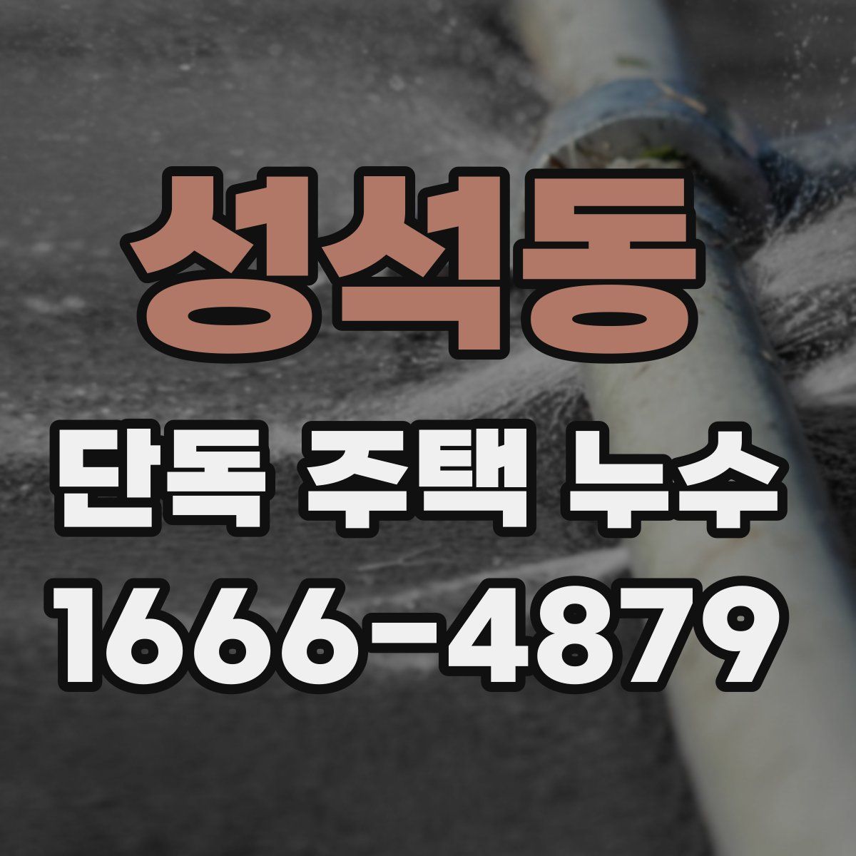 성석동 단독 주택 누수