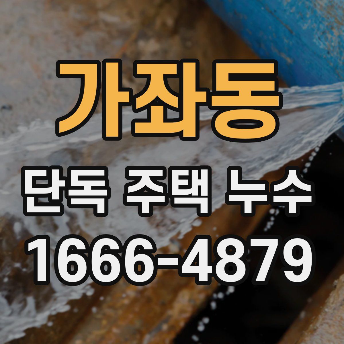 가좌동 단독 주택 누수
