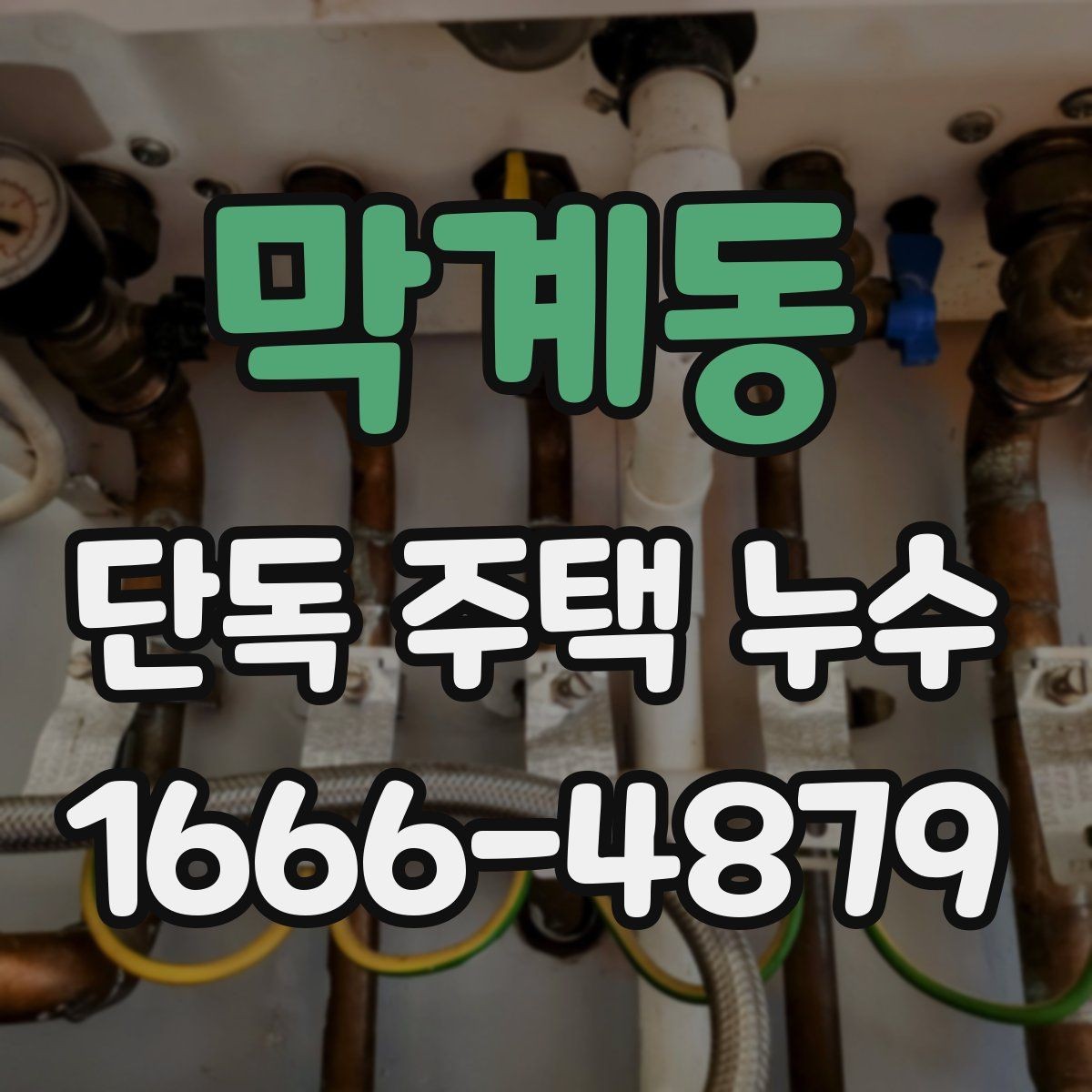 막계동 단독 주택 누수 진단 전후 비교 포인트