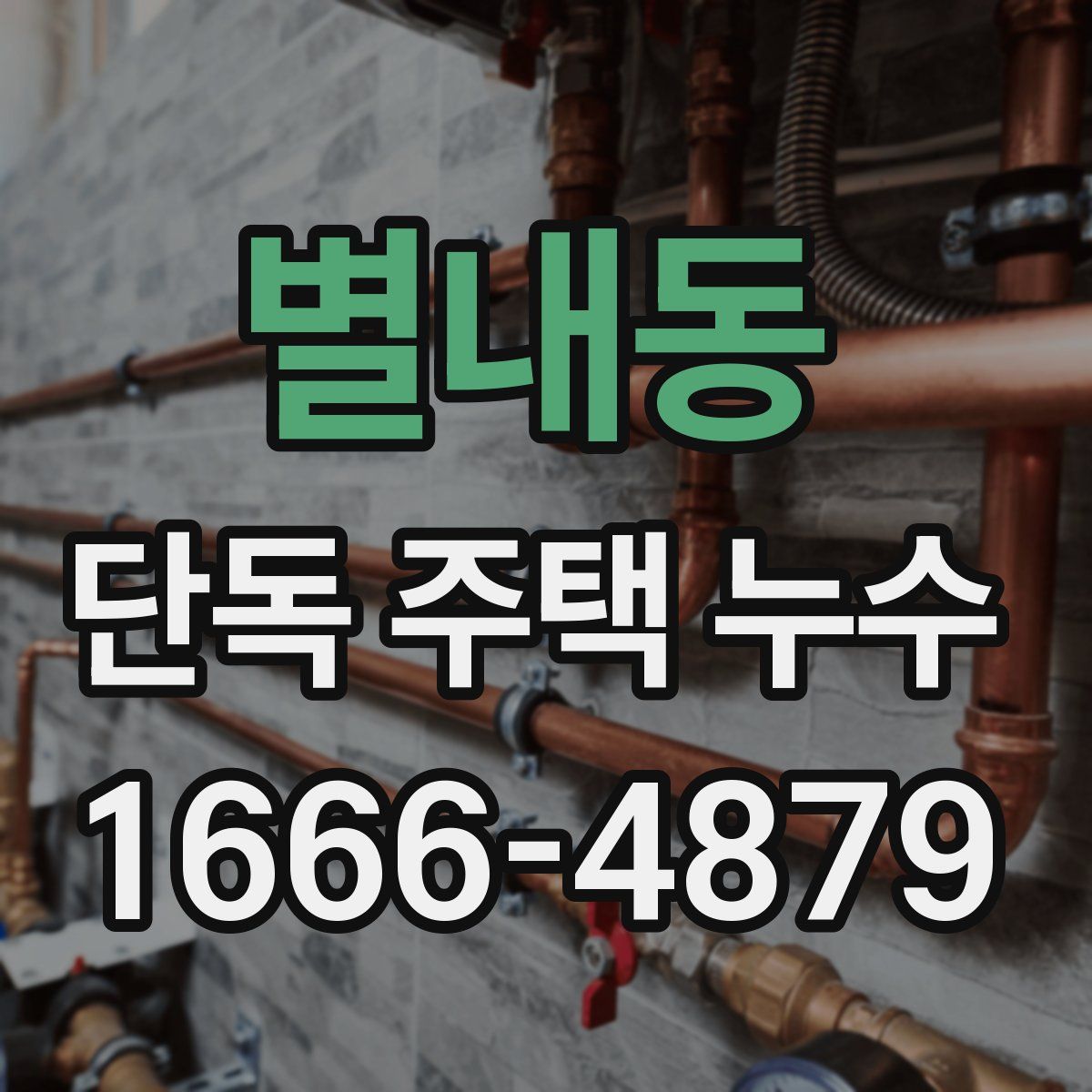 별내동 단독 주택 누수