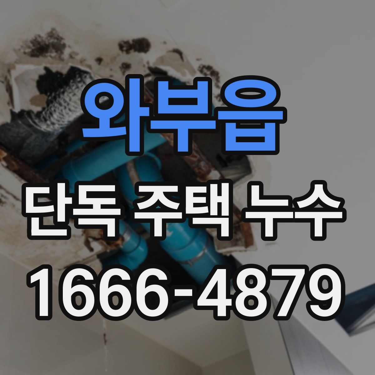 와부읍 단독 주택 누수