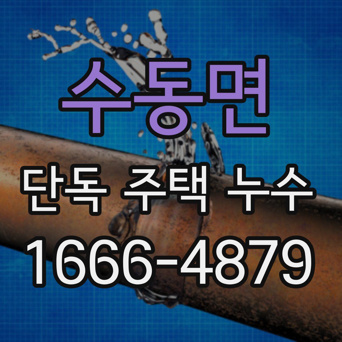 수동면 단독 주택 누수