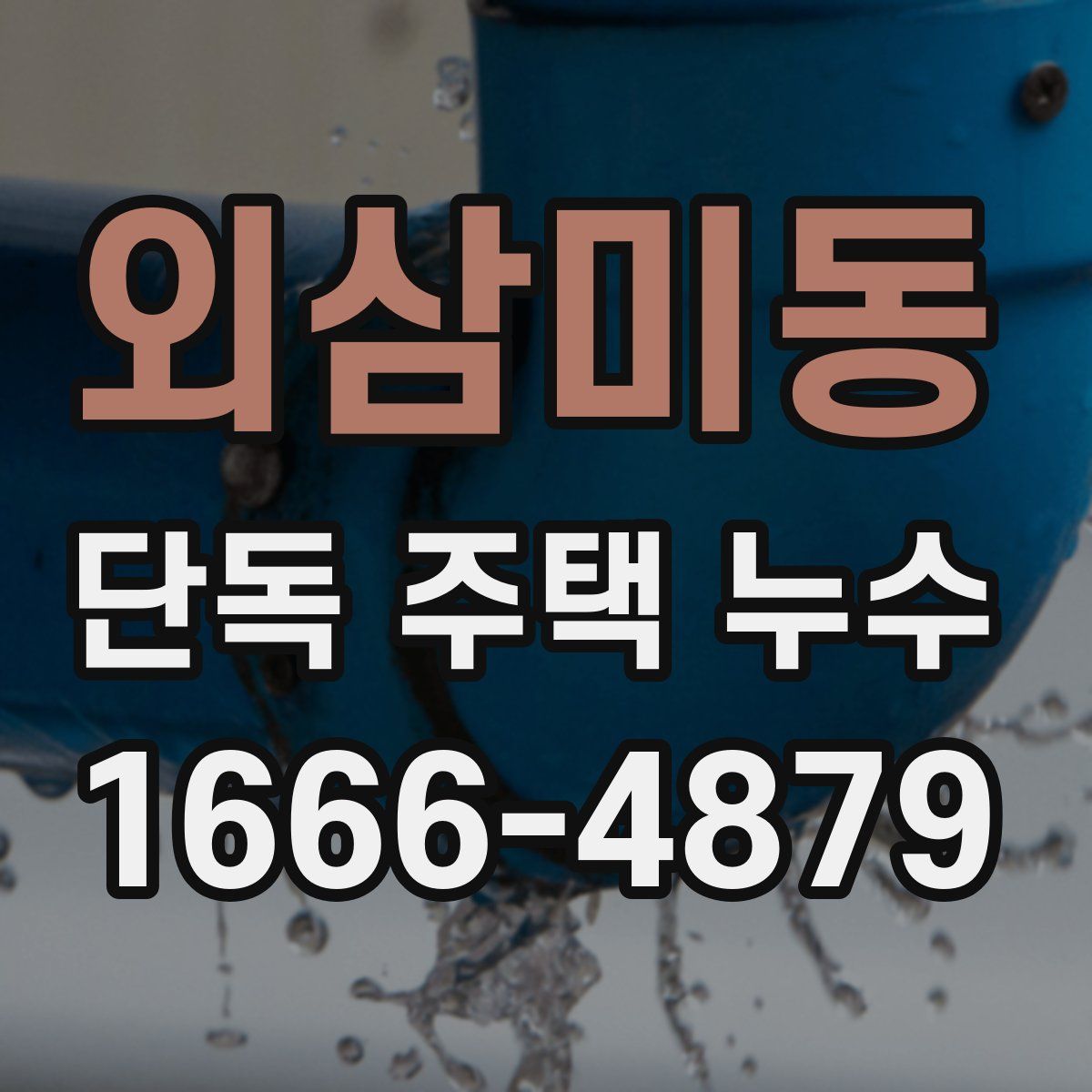 외삼미동 단독 주택 누수