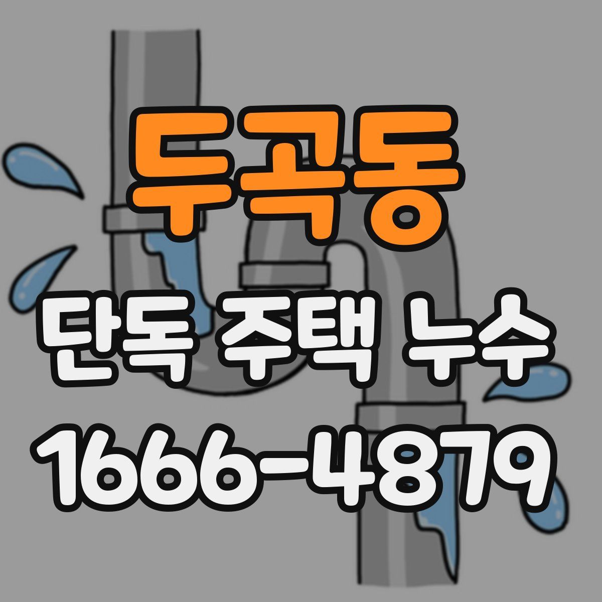 두곡동 단독 주택 누수