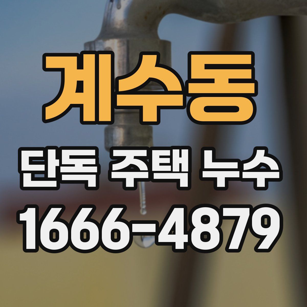 계수동 단독 주택 누수