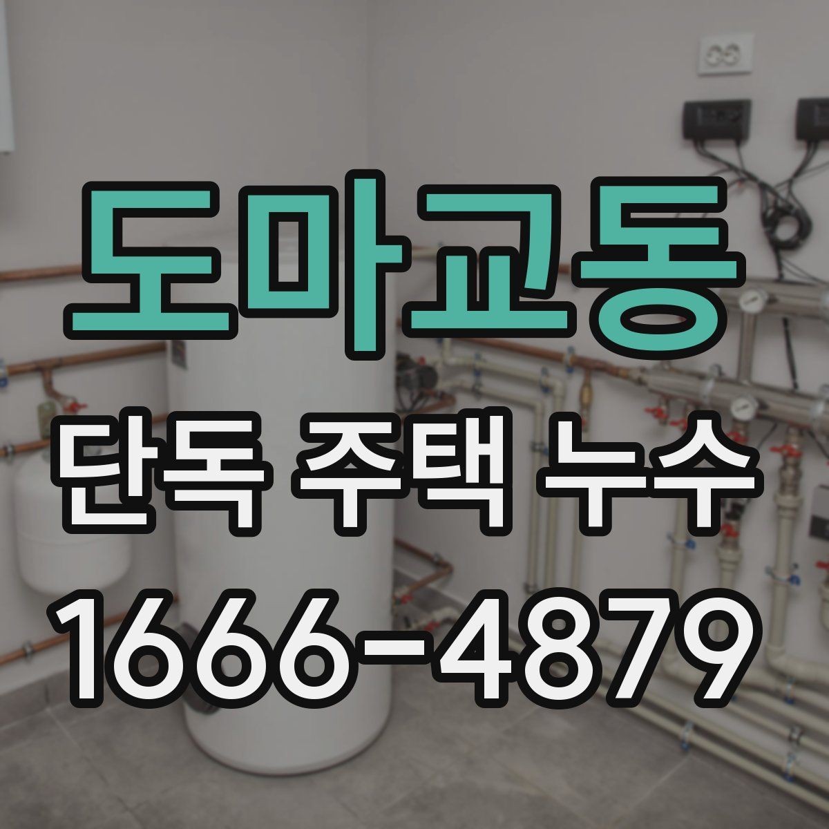 도마교동 단독 주택 누수 현장 상황별 진단 포인트