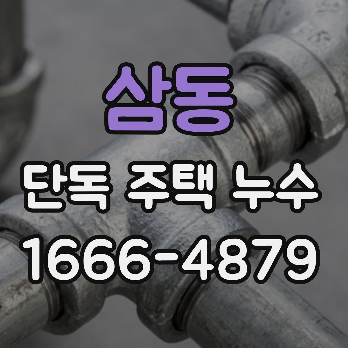 삼동 단독 주택 누수