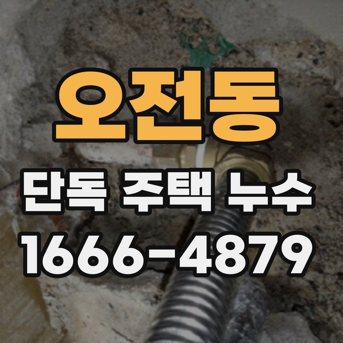 오전동 단독 주택 누수