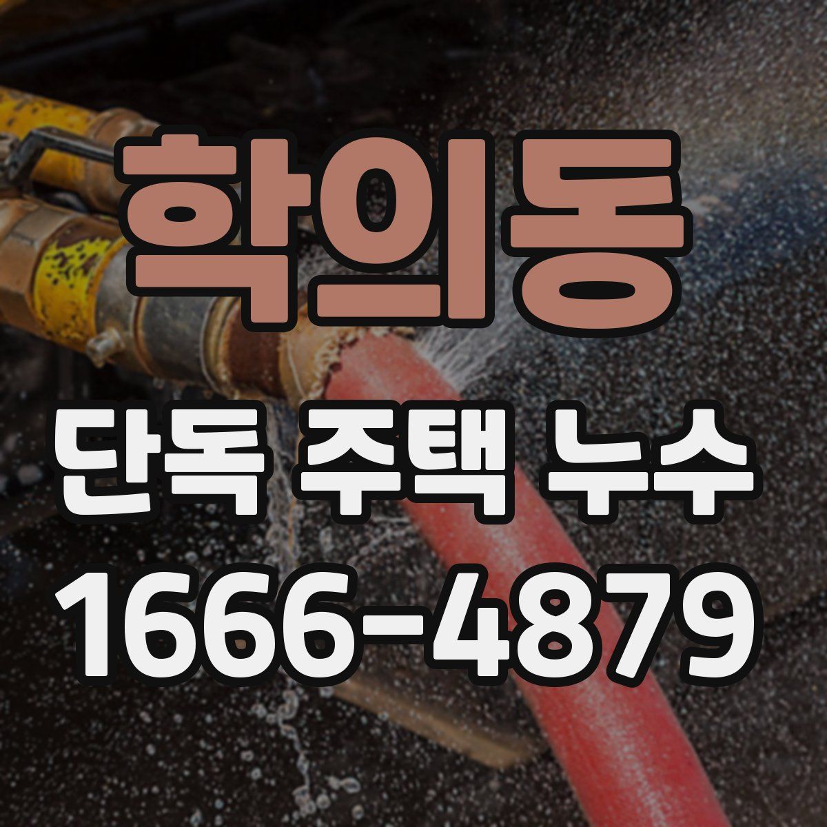 학의동 단독 주택 누수