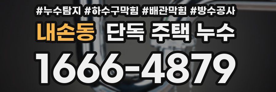 내손동 단독 주택 누수