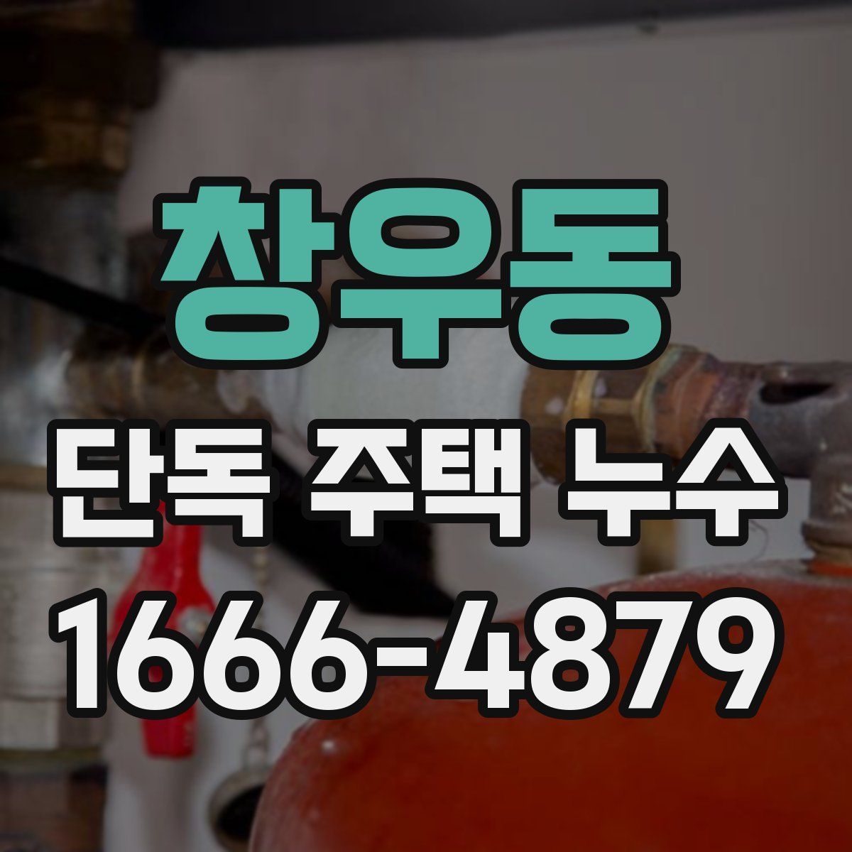 창우동 단독 주택 누수