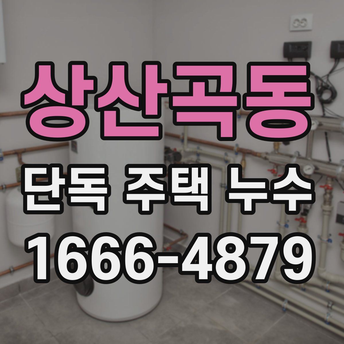 상산곡동 단독 주택 누수