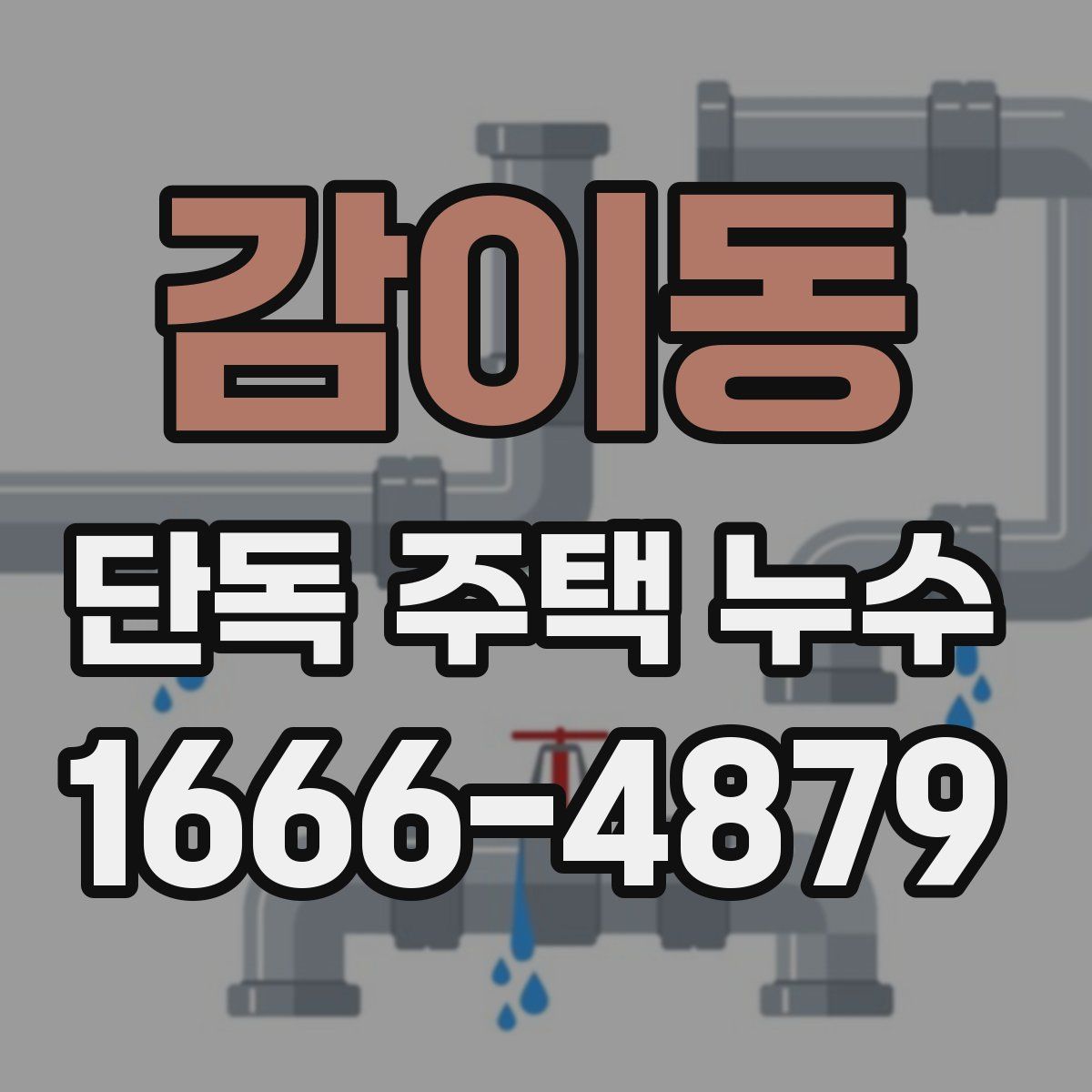 감이동 단독 주택 누수