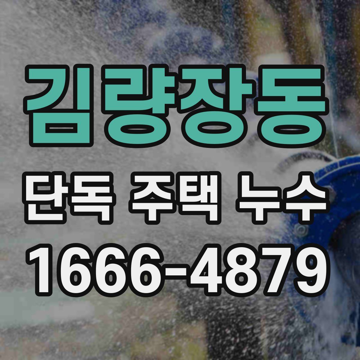 김량장동 단독 주택 누수