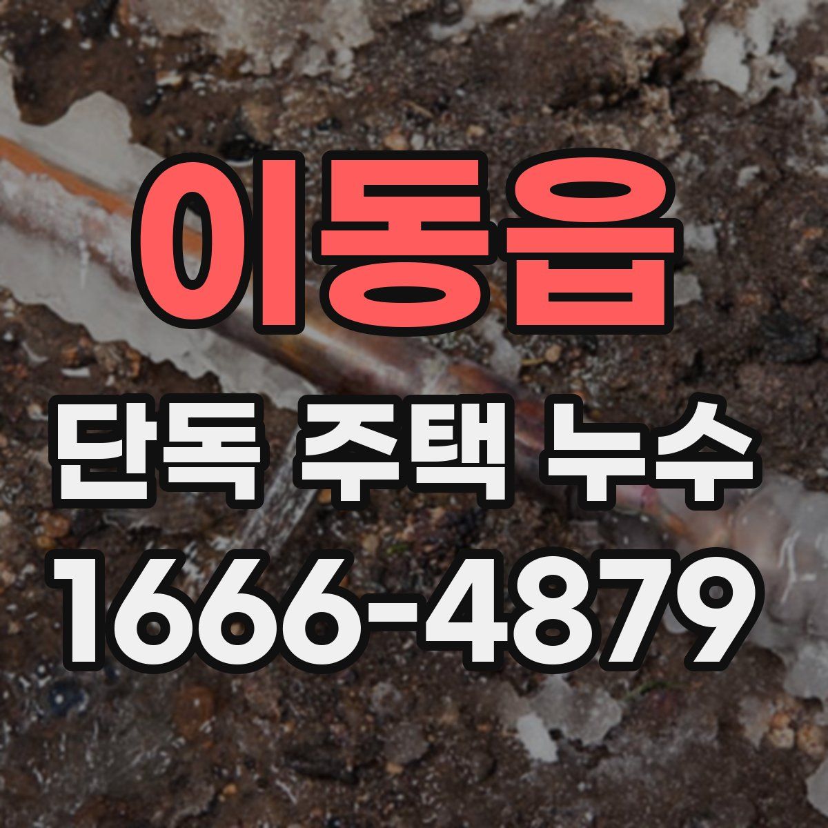 이동읍 단독 주택 누수