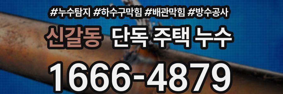 신갈동 단독 주택 누수