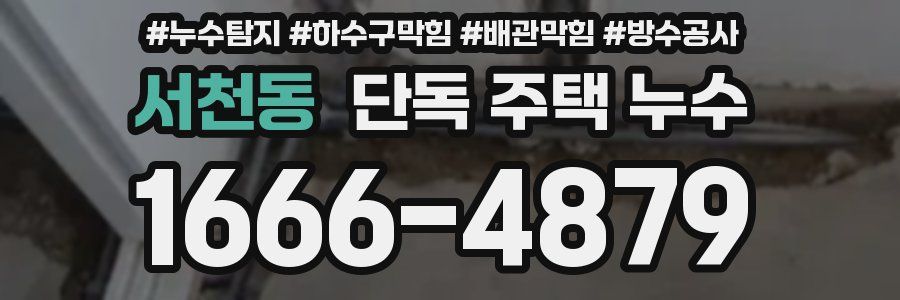 서천동 단독 주택 누수