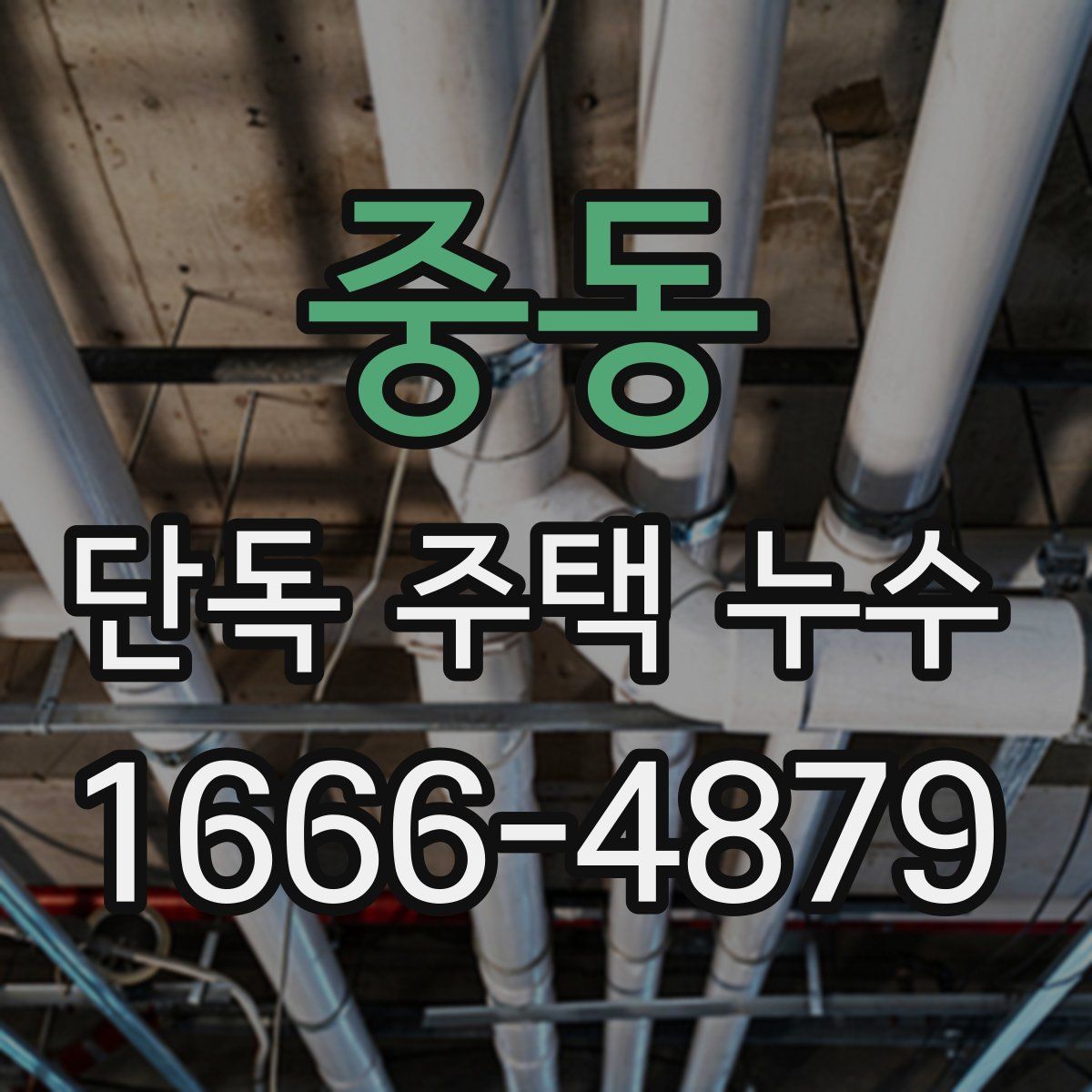 중동 단독 주택 누수