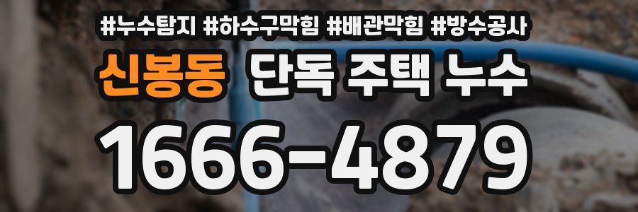 신봉동 단독 주택 누수