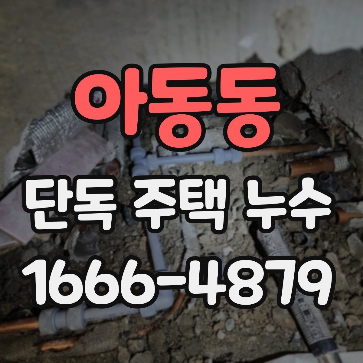 아동동 단독 주택 누수 외부 충격과 구조 손상 점검