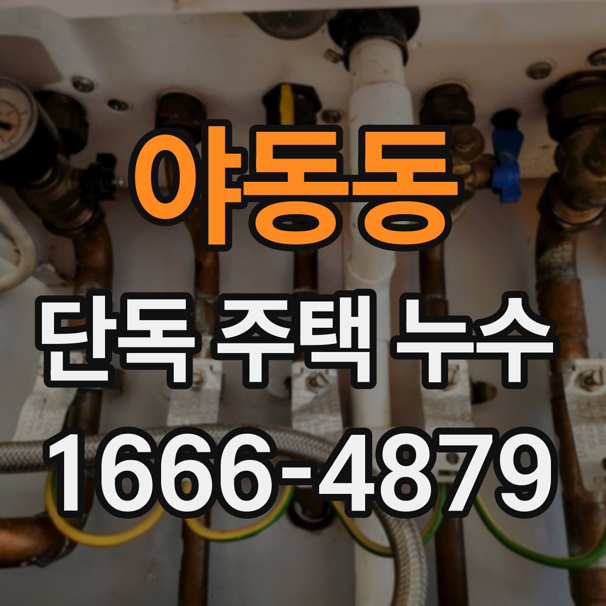 야동동 단독 주택 누수