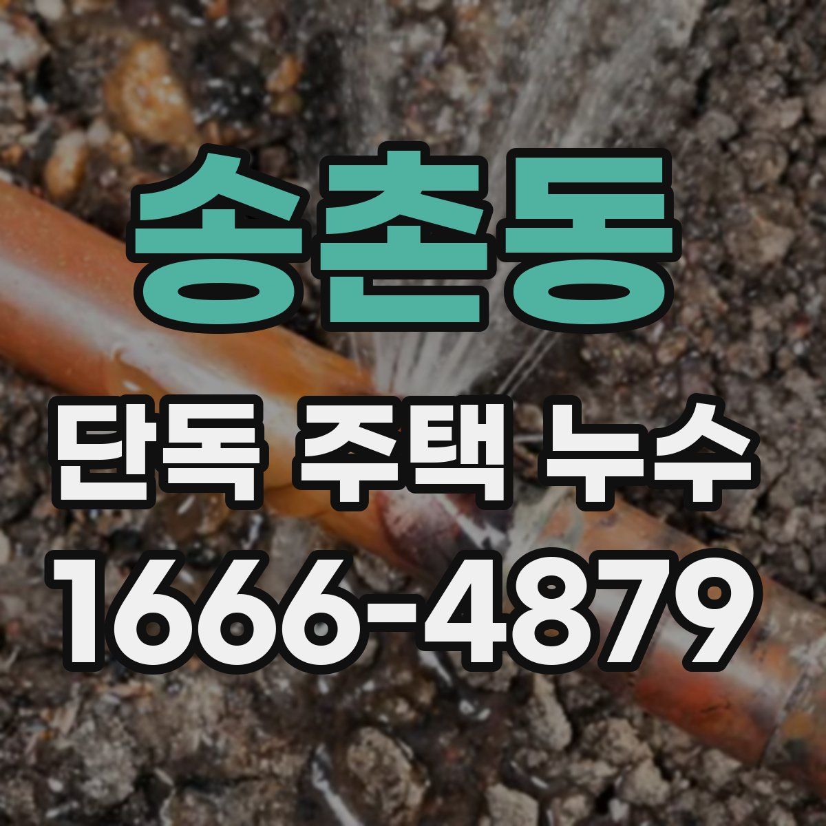 송촌동 단독 주택 누수