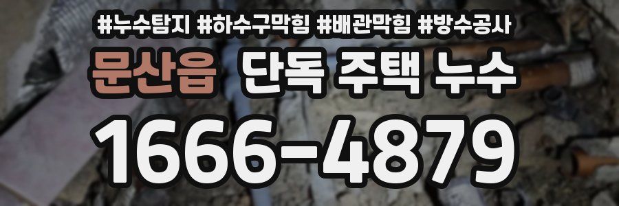 문산읍 단독 주택 누수
