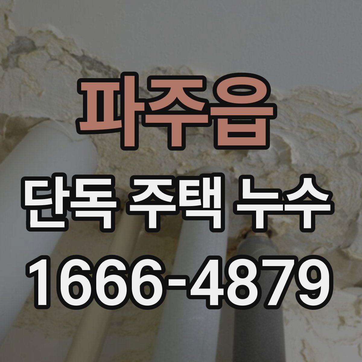 파주읍 단독 주택 누수