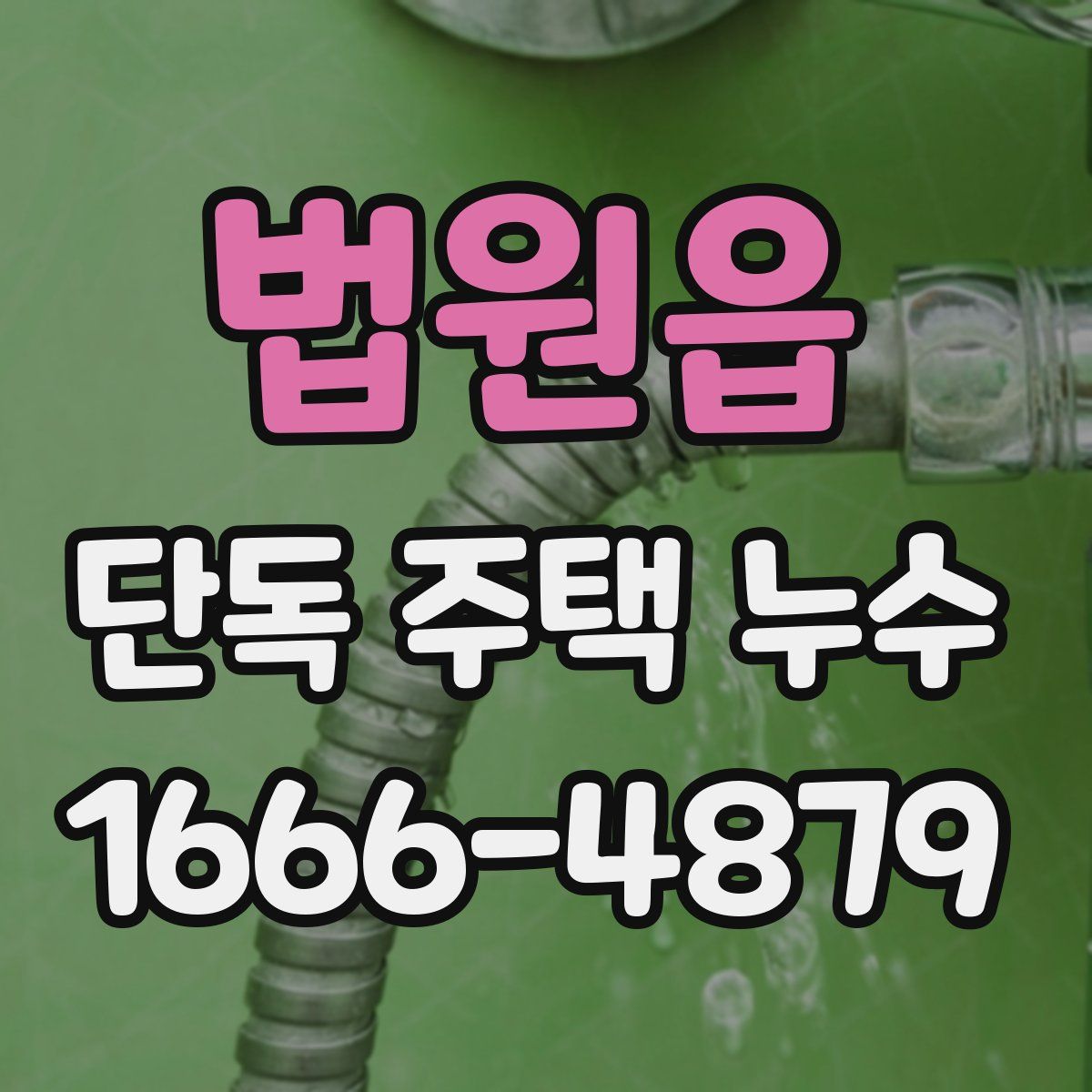 법원읍 단독 주택 누수