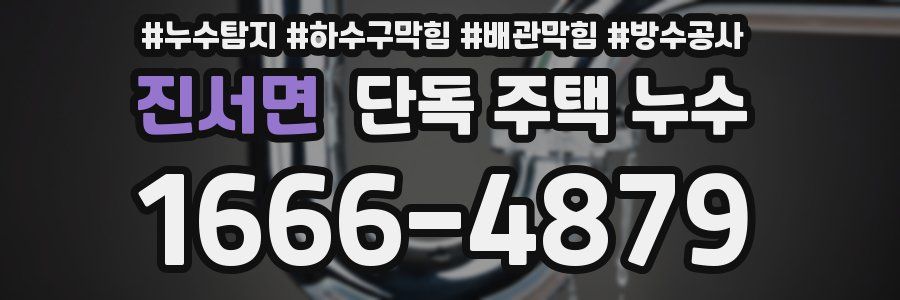 진서면 단독 주택 누수