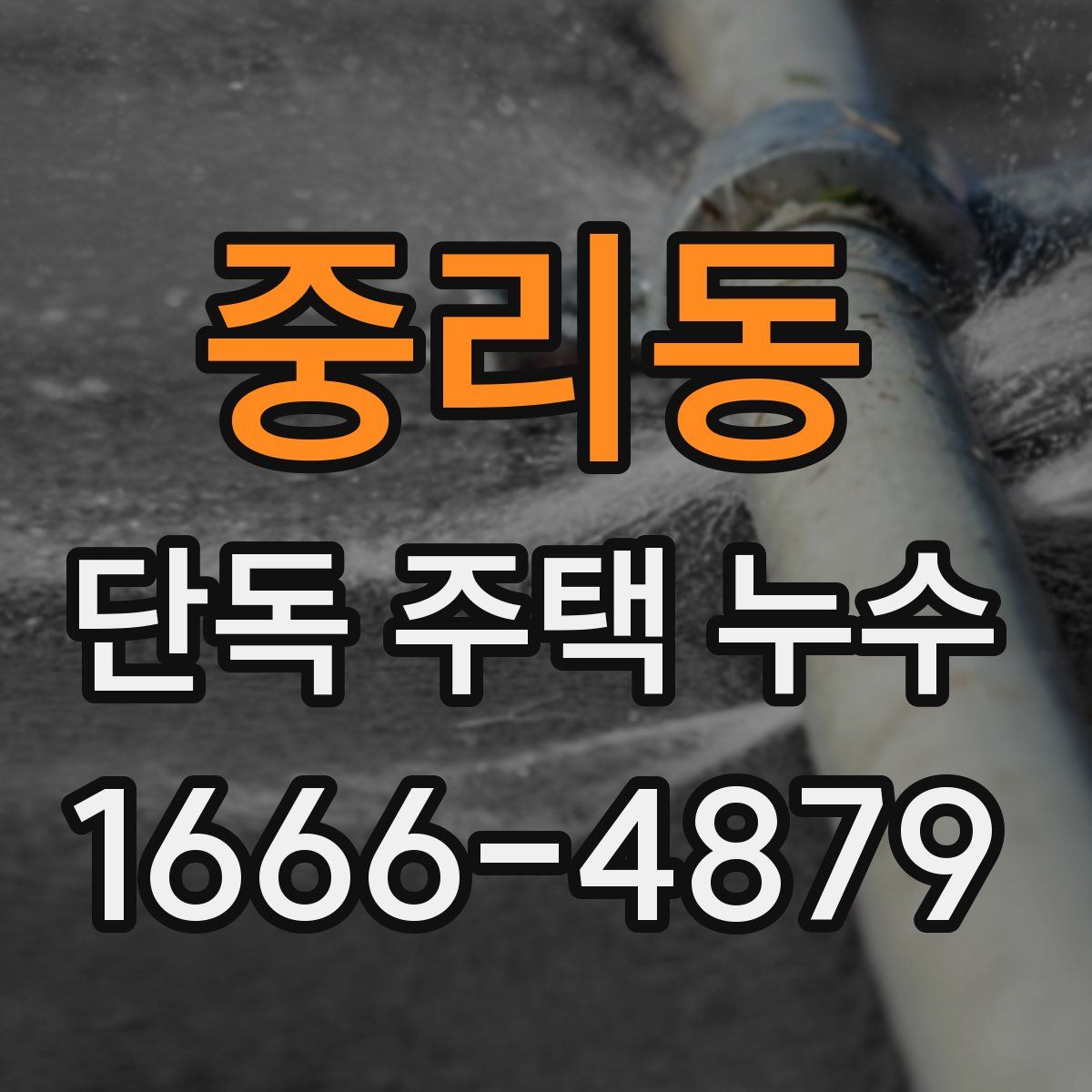 중리동 단독 주택 누수