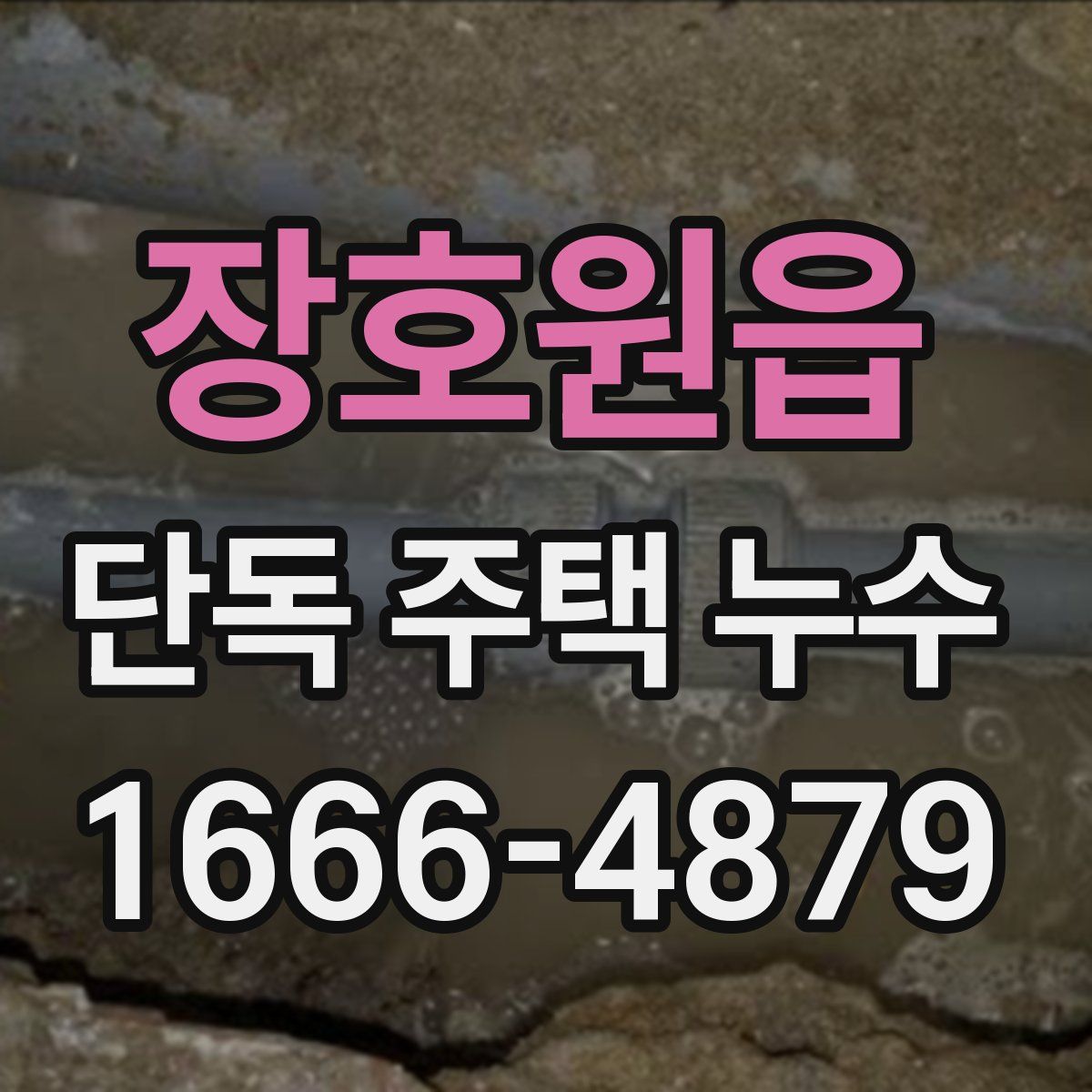 장호원읍 단독 주택 누수