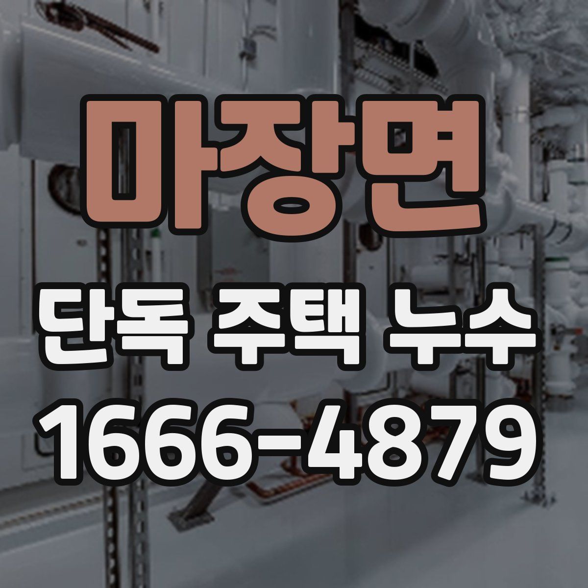 마장면 단독 주택 누수