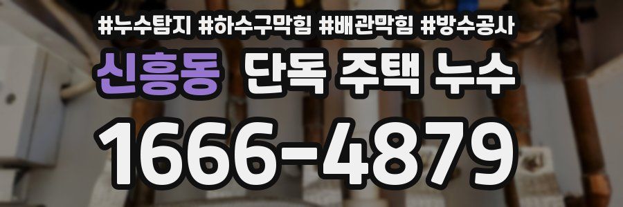 신흥동 단독 주택 누수