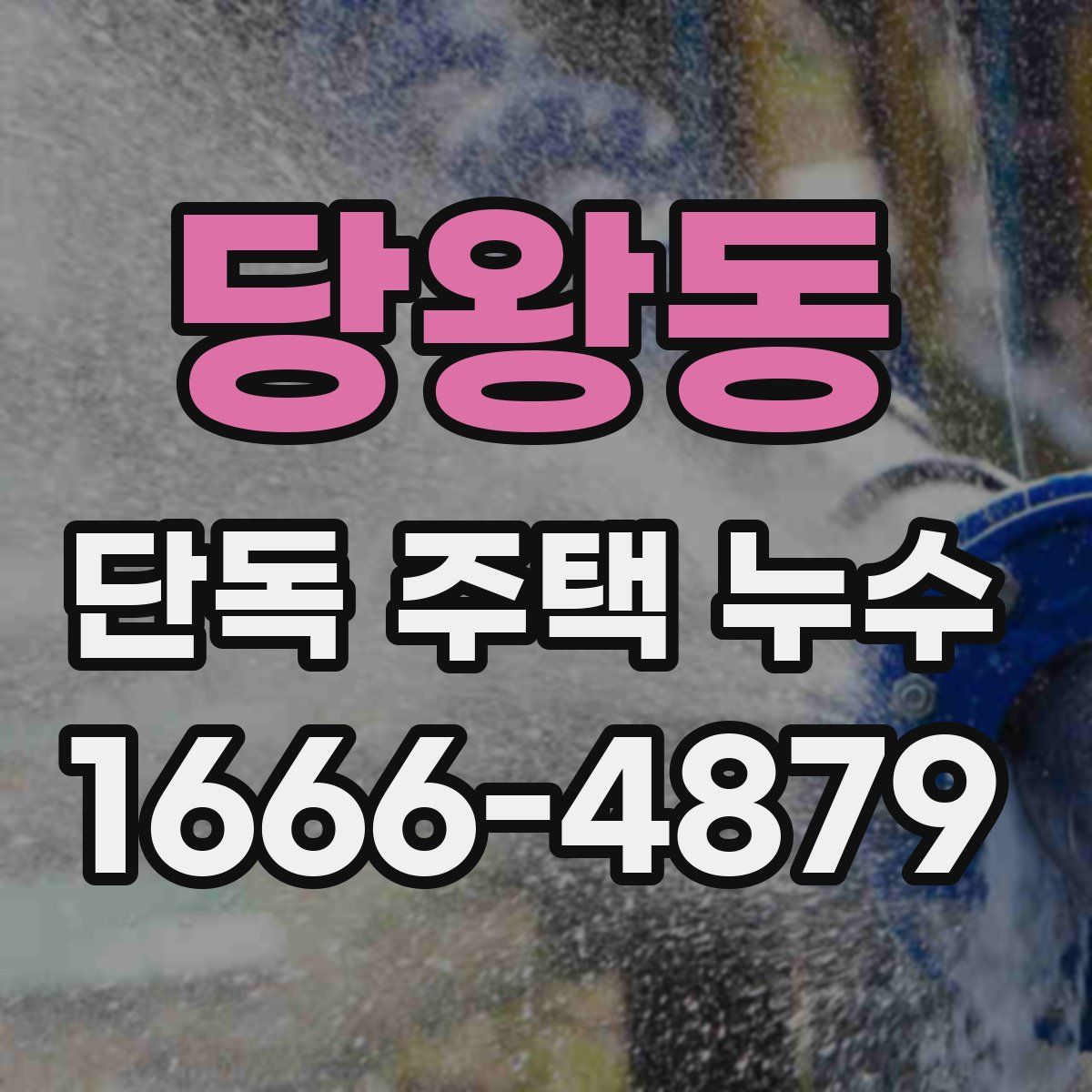 당왕동 단독 주택 누수