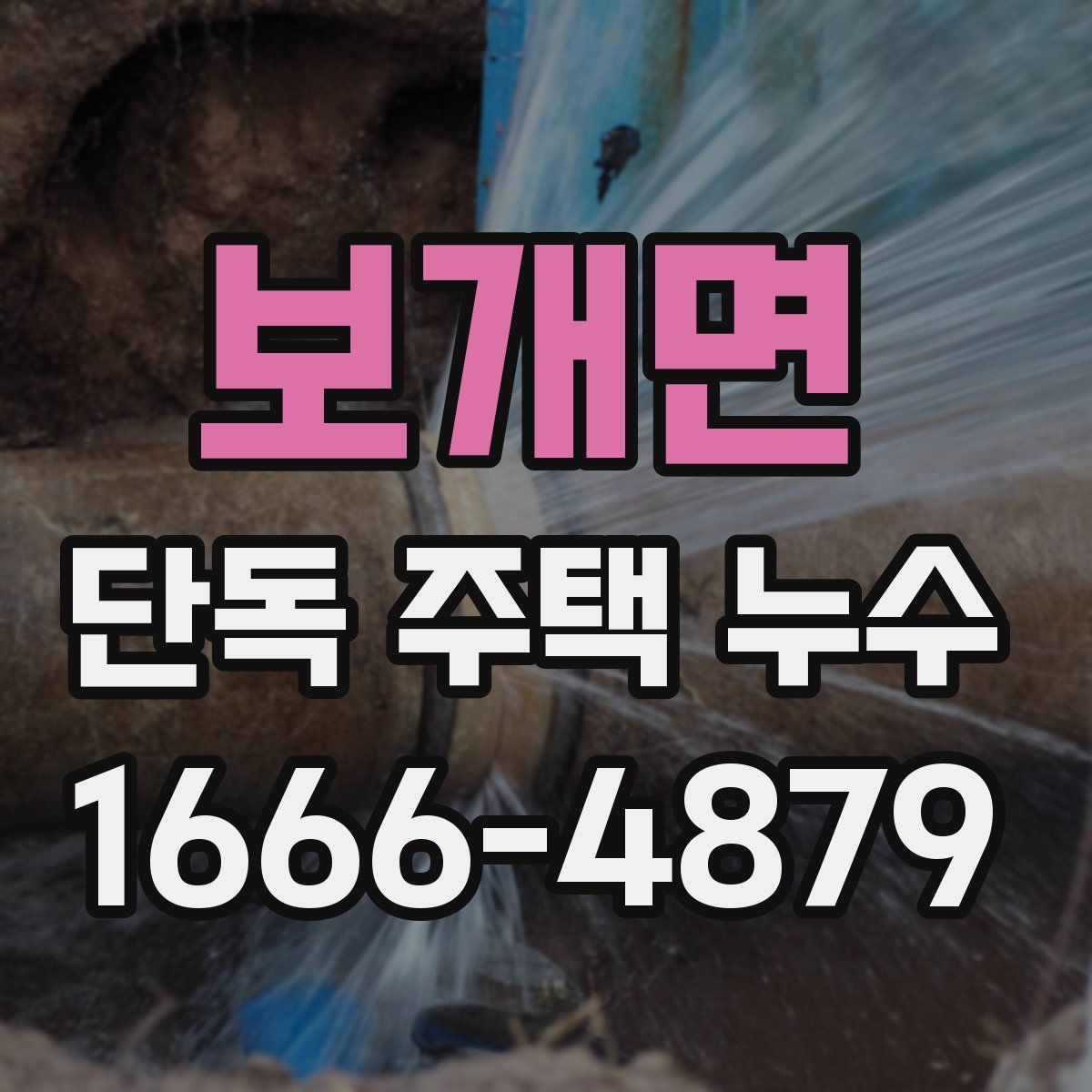 보개면 단독 주택 누수