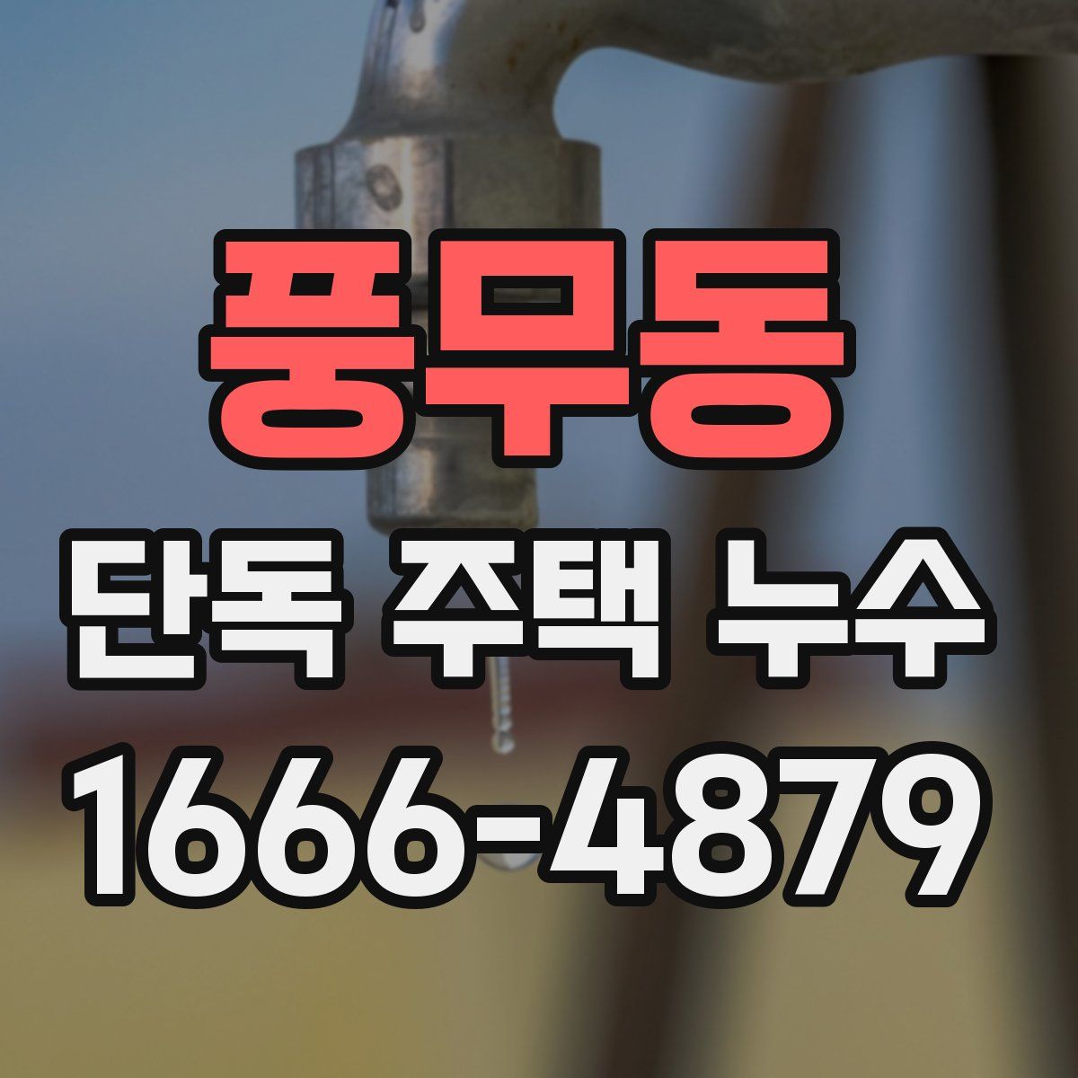 풍무동 단독 주택 누수