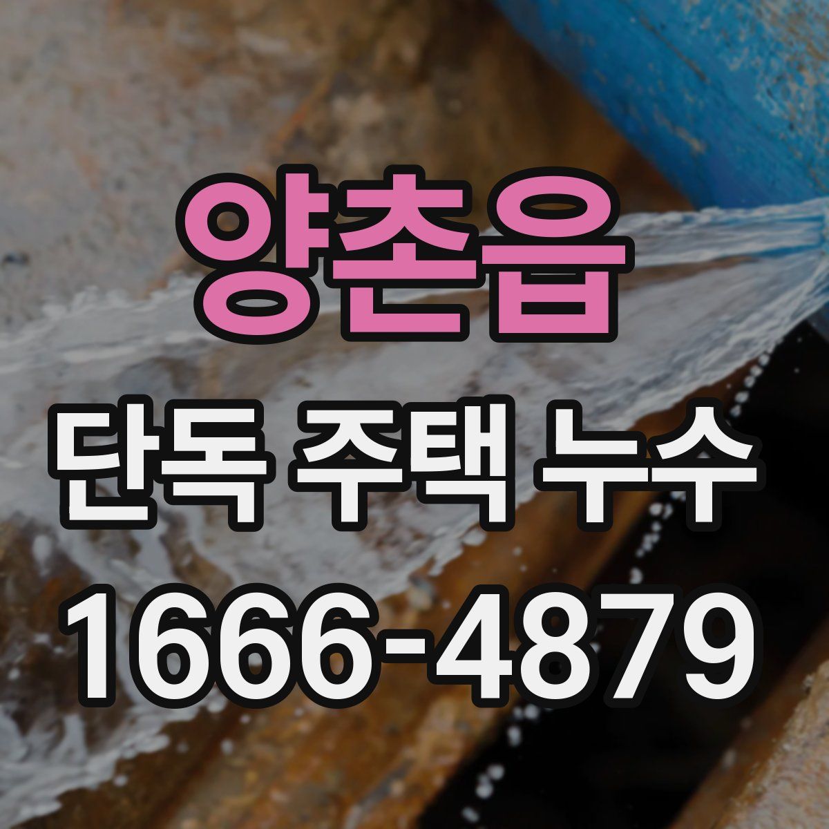 양촌읍 단독 주택 누수