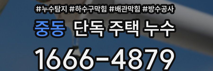 중동 단독 주택 누수