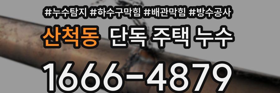산척동 단독 주택 누수