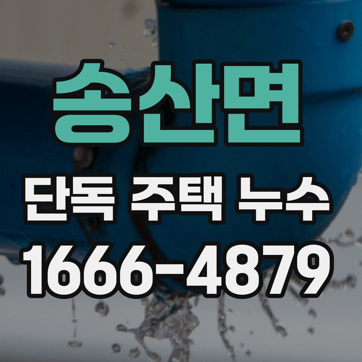 송산면 단독 주택 누수